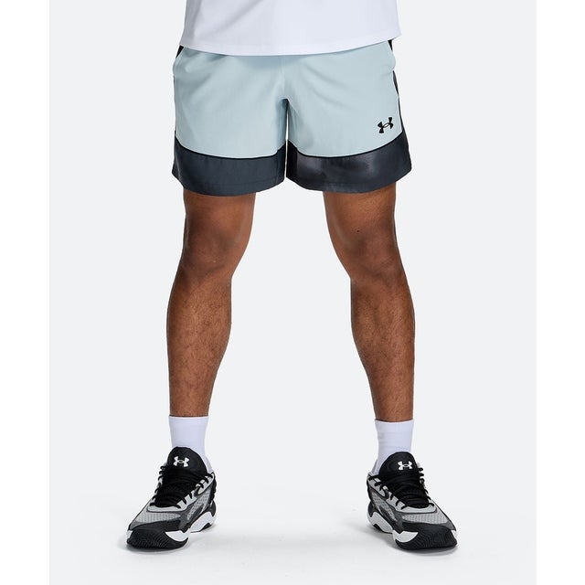 /メンズ/UA SPLASH WOVEN SHORTS （Blue Fog /  / Black）
