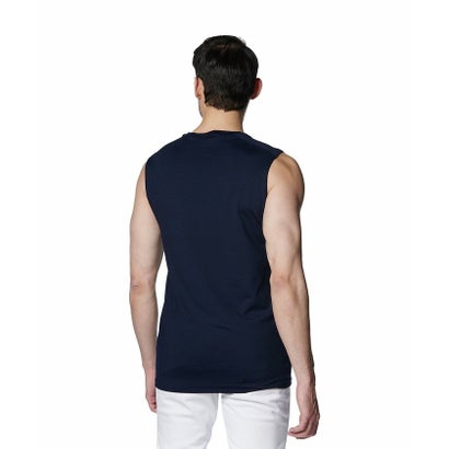 アンダーアーマー/メンズ/UA HEATGEAR COMFORT FITTED SLEEVELESS CREW NECK SHIRT （Midnight Navy / /）｜詳細画像