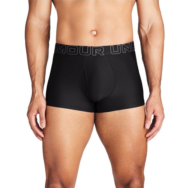 /メンズ/UA Perf Tech 3in （Black / Black / Castlerock）