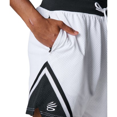 アンダーアーマー/メンズ/Curry Mesh Shorts 4 （White / Black / White）｜詳細画像