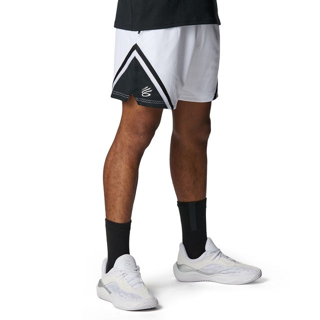 /メンズ/Curry Mesh Shorts 4 （White / Black / White）
