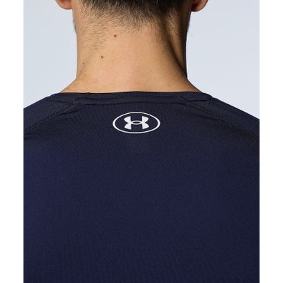 アンダーアーマー UNDER ARMOUR アンダーアーマー/メンズ/UA HEATGEAR FITTED LONG SLEEVE SHIRT （Midnight Navy /  /）｜詳細画像