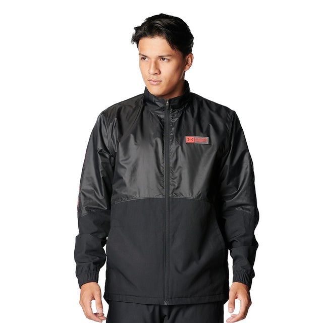 /メンズ/UA TRICOT LINED WOVEN JACKET （Black /  /）