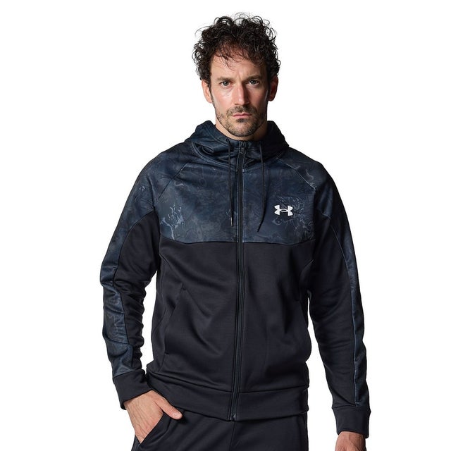 /メンズ/UA ARMOUR FLEECE FZ HD Nov （Black /  /）