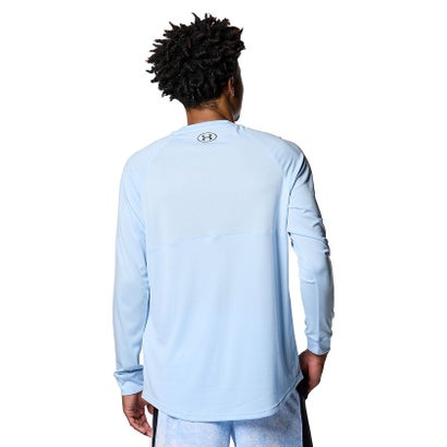 アンダーアーマー/メンズ/UA TECH LOGO LS T-SHIRTS （Nimbus Blue /  /）｜詳細画像
