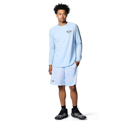アンダーアーマー/メンズ/UA TECH LOGO LS T-SHIRTS （Nimbus Blue /  /）｜詳細画像