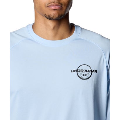 アンダーアーマー/メンズ/UA TECH LOGO LS T-SHIRTS （Nimbus Blue /  /）｜詳細画像