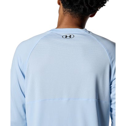 アンダーアーマー/メンズ/UA TECH LOGO LS T-SHIRTS （Nimbus Blue /  /）｜詳細画像