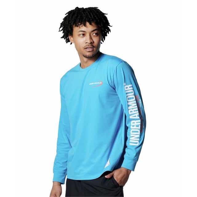 /メンズ/UA MOTIVATE LS GRAPHIC 2 （Ether Blue /  /）