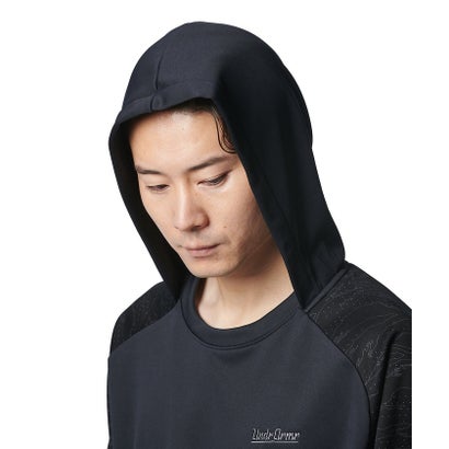 アンダーアーマー/メンズ/UA YARD AF HOODIE （Black / Black / Castlerock）｜詳細画像