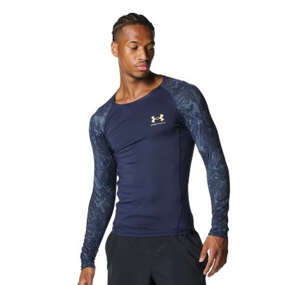アンダーアーマー/メンズ/UA HG ARMOUR LS NOVELTY （Midnight Navy /  /）｜詳細画像