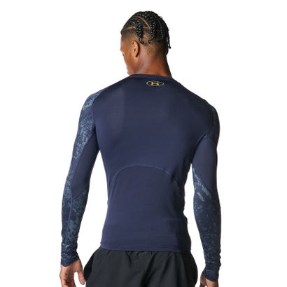 アンダーアーマー/メンズ/UA HG ARMOUR LS NOVELTY （Midnight Navy /  /）｜詳細画像