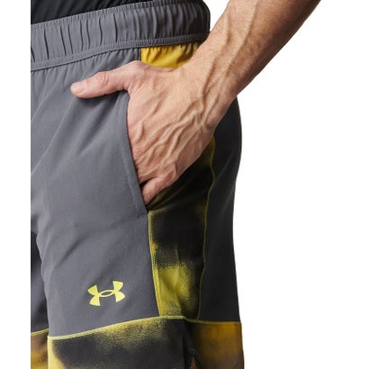 アンダーアーマー UNDER ARMOUR アンダーアーマー/メンズ/UA DREAMERS WOVEN SHORTS （Castlerock / Lumin Yellow / Lumin Yellow）｜詳細画像