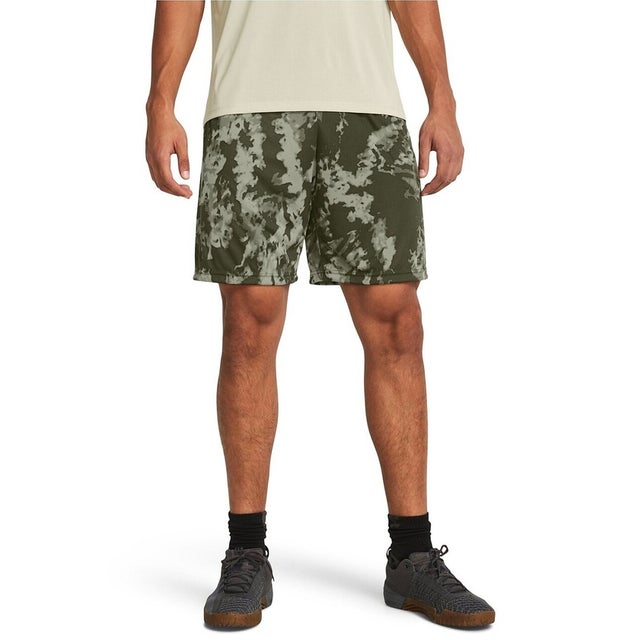 /メンズ/UA Tech Printed Short （Marine OD Green / Marine OD Green / Black）