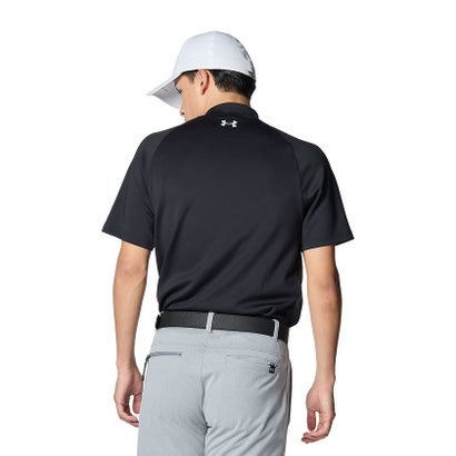 アンダーアーマー UNDER ARMOUR アンダーアーマー/メンズ/UA Wordmark SS Mock Shirt （Black /  / Halo Gray）｜詳細画像