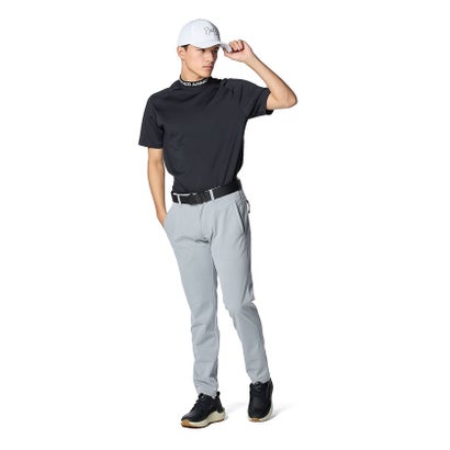 アンダーアーマー UNDER ARMOUR アンダーアーマー/メンズ/UA Wordmark SS Mock Shirt （Black /  / Halo Gray）｜詳細画像