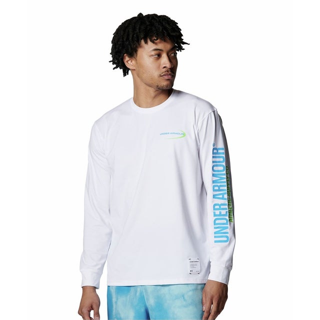 /メンズ/UA MOTIVATE LS GRAPHIC 2 （White /  /）