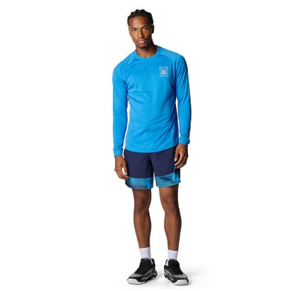 アンダーアーマー/メンズ/UA Tech Graphic Long Sleeve T-Shirt （Blue Atlantis /  /）｜詳細画像