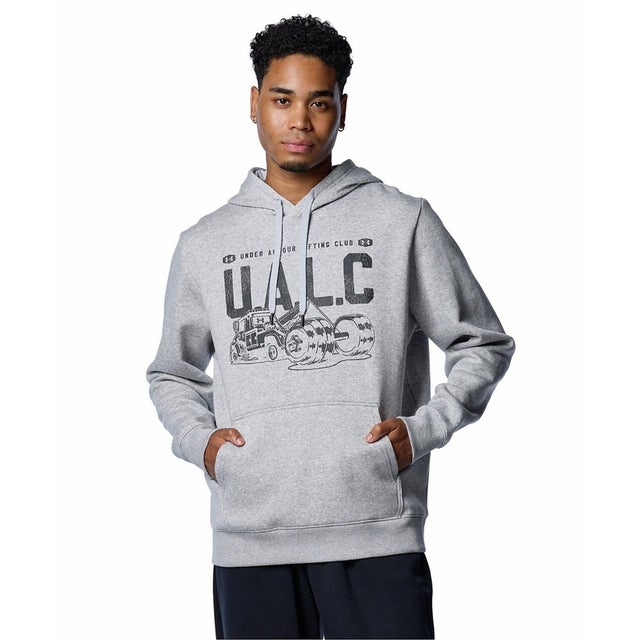 /メンズ/UA RIVAL FLEECE BL PRINTED （Mod Gray Light Heather /  /）