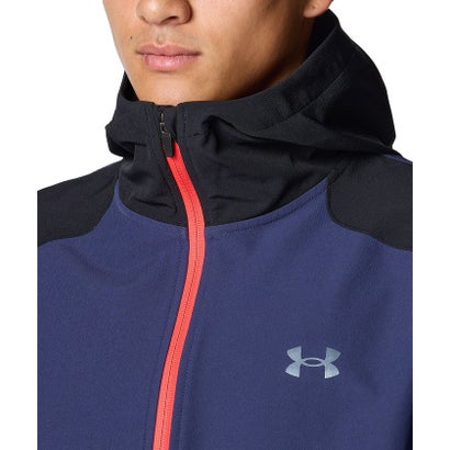 アンダーアーマー UNDER ARMOUR アンダーアーマー/メンズ/UA BRUSHED WOVEN JACKET （Washed Navy /  /）｜詳細画像