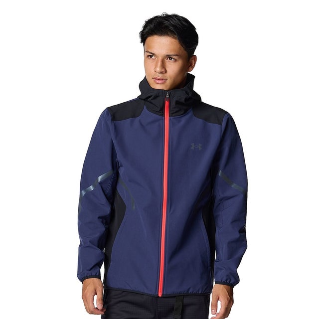 /メンズ/UA BRUSHED WOVEN JACKET （Washed Navy /  /）
