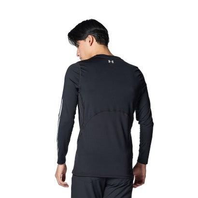 アンダーアーマー UNDER ARMOUR アンダーアーマー/メンズ/UA HG Fitted LS Crew NV （Black /  / Mod Gray）｜詳細画像