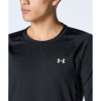 アンダーアーマー UNDER ARMOUR アンダーアーマー/メンズ/UA HG Fitted LS Crew NV （Black /  / Mod Gray）｜詳細画像