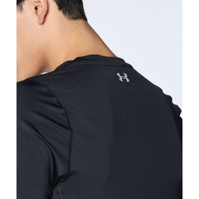アンダーアーマー UNDER ARMOUR アンダーアーマー/メンズ/UA HG Fitted LS Crew NV （Black /  / Mod Gray）｜詳細画像