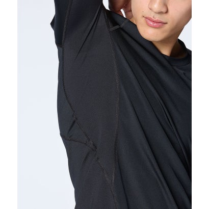 アンダーアーマー UNDER ARMOUR アンダーアーマー/メンズ/UA HG Fitted LS Crew NV （Black /  / Mod Gray）｜詳細画像