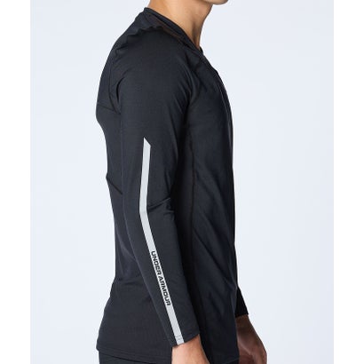 アンダーアーマー UNDER ARMOUR アンダーアーマー/メンズ/UA HG Fitted LS Crew NV （Black /  / Mod Gray）｜詳細画像