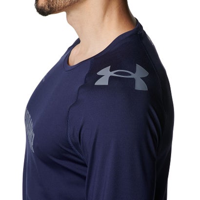 アンダーアーマー/メンズ/UA HG Fitted LS Nov （Midnight Navy /  /）｜詳細画像