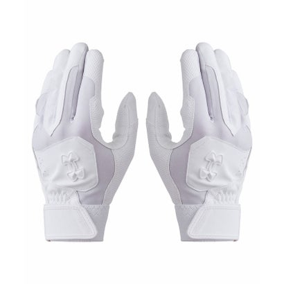 アンダーアーマー UNDER ARMOUR アンダーアーマー/メンズ/UA CLEAN UP BATTING GLOVES NON COLOR （White / White / White）｜詳細画像