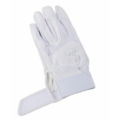 アンダーアーマー UNDER ARMOUR アンダーアーマー/メンズ/UA CLEAN UP BATTING GLOVES NON COLOR （White / White / White）｜詳細画像