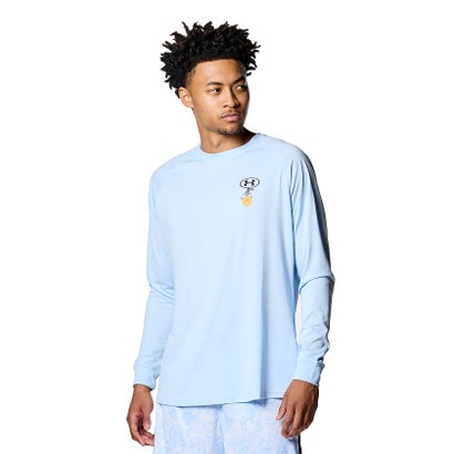 アンダーアーマー UNDER ARMOUR アンダーアーマー/メンズ/UA TECH GRAPHIC LS T-SHIRTS （Nimbus Blue /  /）｜詳細画像