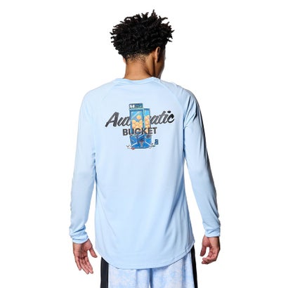 アンダーアーマー UNDER ARMOUR アンダーアーマー/メンズ/UA TECH GRAPHIC LS T-SHIRTS （Nimbus Blue /  /）｜詳細画像