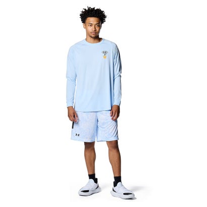 アンダーアーマー UNDER ARMOUR アンダーアーマー/メンズ/UA TECH GRAPHIC LS T-SHIRTS （Nimbus Blue /  /）｜詳細画像