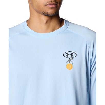アンダーアーマー UNDER ARMOUR アンダーアーマー/メンズ/UA TECH GRAPHIC LS T-SHIRTS （Nimbus Blue /  /）｜詳細画像