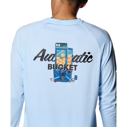アンダーアーマー UNDER ARMOUR アンダーアーマー/メンズ/UA TECH GRAPHIC LS T-SHIRTS （Nimbus Blue /  /）｜詳細画像