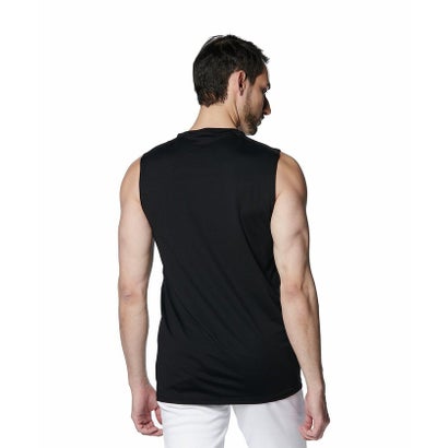 アンダーアーマー/メンズ/UA HEATGEAR COMFORT FITTED SLEEVELESS CREW NECK SHIRT （Black / /）｜詳細画像