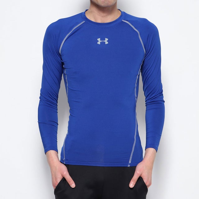 メンズ フィットネス 長袖コンプレッションインナー UA HEATGEAR ARMOUR LONGSLEEVE 1358549