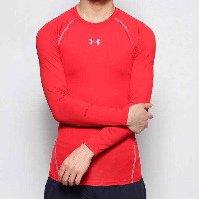 メンズ フィットネス 長袖コンプレッションインナー UA HEATGEAR ARMOUR LONGSLEEVE 1358549