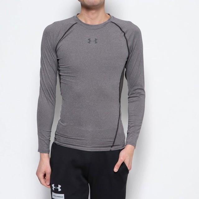 メンズ フィットネス 長袖コンプレッションインナー UA HEATGEAR ARMOUR LONGSLEEVE 1358549