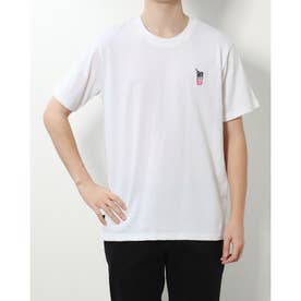 メンズ 半袖Tシャツ UA HEAVY WEIGHT COTTON SHORT SLEEVE SHAKER PATCH 1378367 （White /  /）