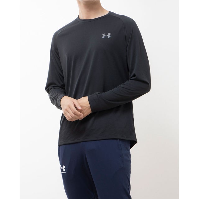 メンズ 長袖機能Tシャツ UAテック ロングスリーブシャツ 2.0 1358562 （BlackGraphite）