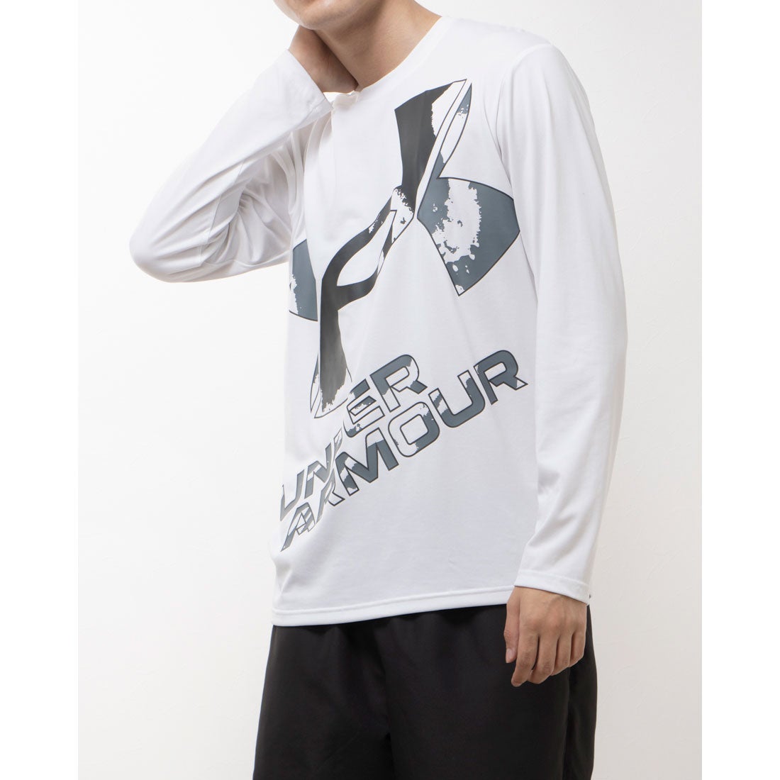アンダーアーマー UNDER ARMOUR メンズ 長袖機能Tシャツ UAテック エクストララージ ロゴ ロングスリーブシャツ 1381357  （White） -ファッション通販 FASHION WALKER
