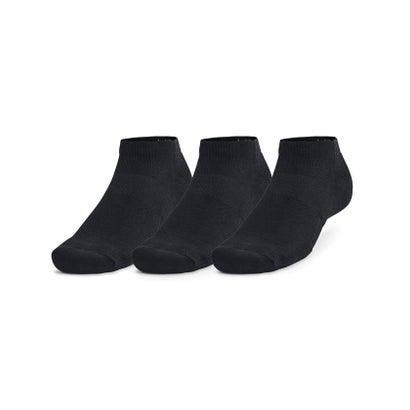 アンダーアーマー UNDER ARMOUR アンダーアーマー/UA TC 3pk Low Cut （Black / Black / White）｜詳細画像