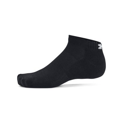 アンダーアーマー UNDER ARMOUR アンダーアーマー/UA TC 3pk Low Cut （Black / Black / White）｜詳細画像