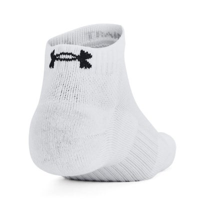 アンダーアーマー UNDER ARMOUR アンダーアーマー/UA TC 3pk Low Cut （White / White / Black）｜詳細画像