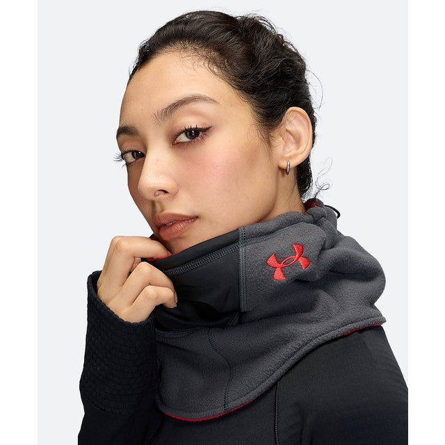/UA FLEECE REVERSIBLE NECK GAITER （Anthracite /  /）