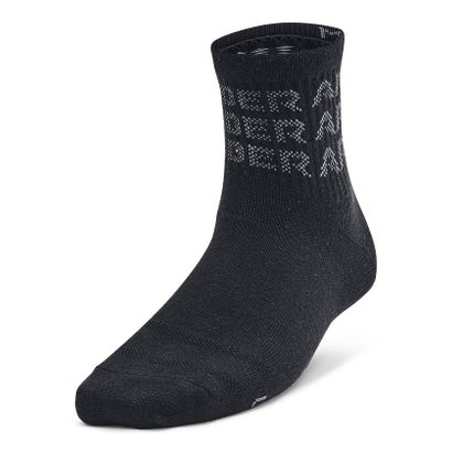 アンダーアーマー/UA Essential 6pk Qtr （Black / Black / Mod Gray）｜詳細画像
